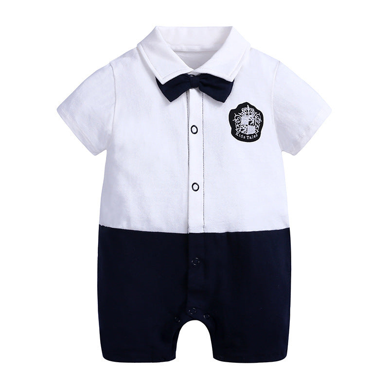 Baby Gentleman Romper – Formal Infant Onesie for Parties
