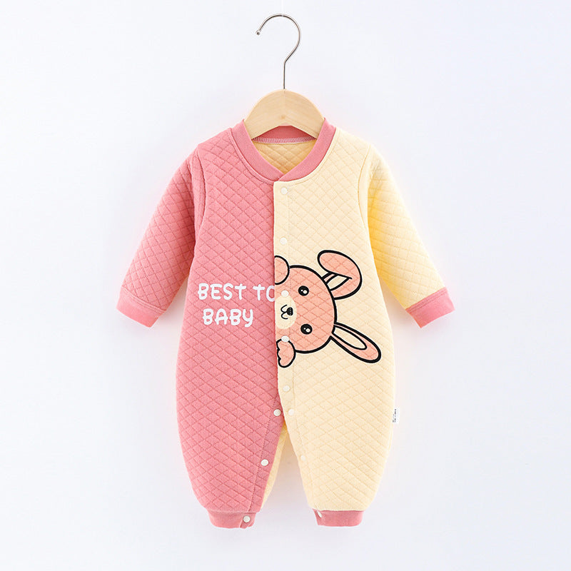 Cozy Winter Baby Onesie – Thickened Autumn Warm Wear