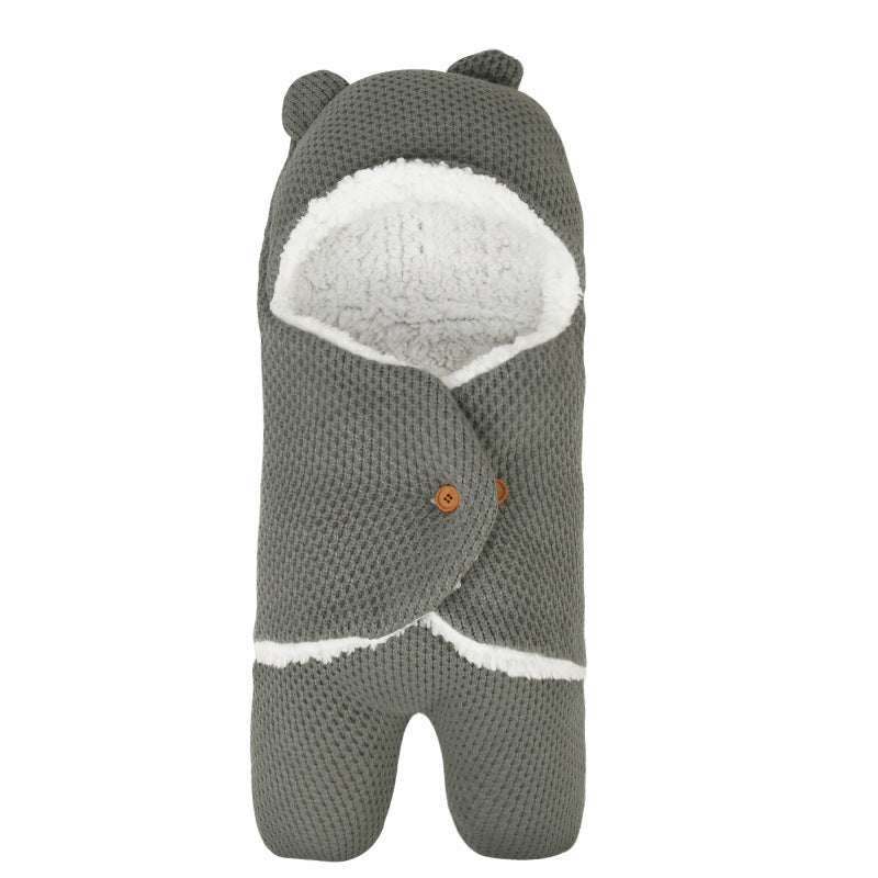 Warm Baby Sleeping Bag – Plush Comfort for Cold Nights