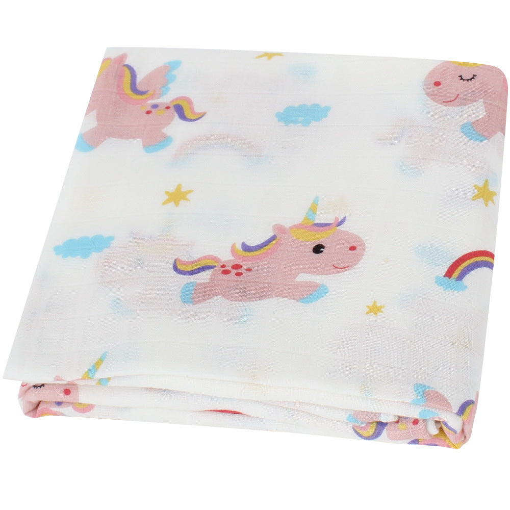 Organic Cotton Baby Swaddle Blanket – Soft Newborn Wrap Cloth