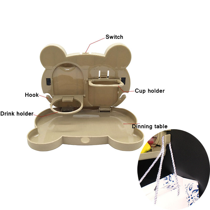 Children’s Travel Tray – Car Seat Organizer Table for Kids