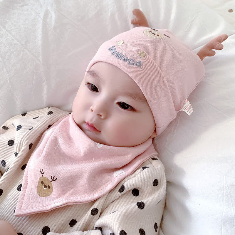 Baby Spring Hat – Soft Cotton Pullover Cap for Infants