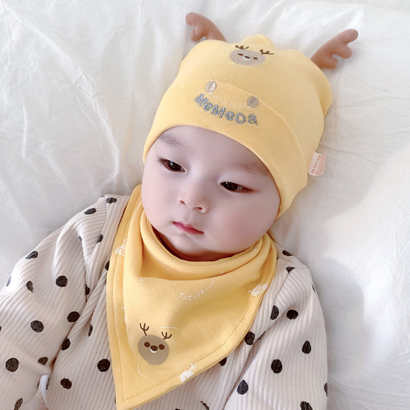 Baby Spring Hat – Soft Cotton Pullover Cap for Infants
