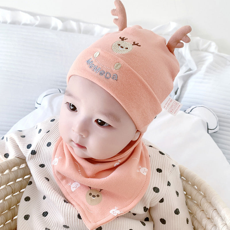 Baby Spring Hat – Soft Cotton Pullover Cap for Infants