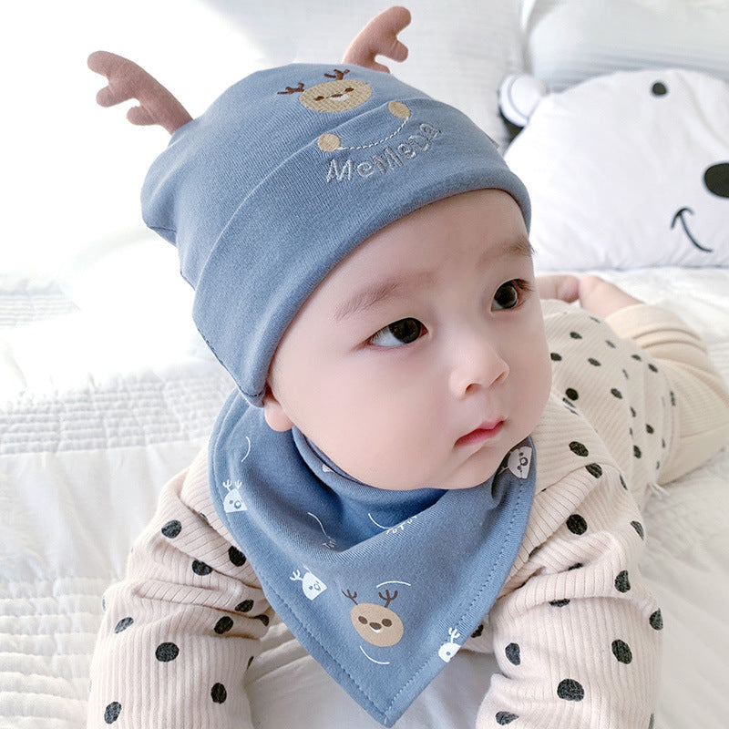 Baby Spring Hat – Soft Cotton Pullover Cap for Infants