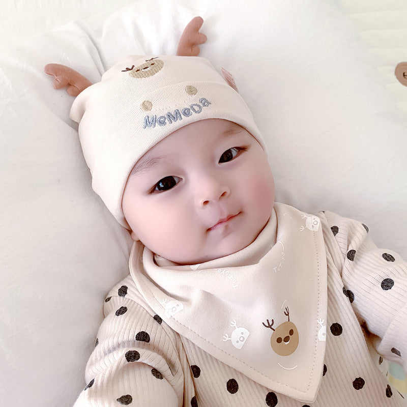 Baby Spring Hat – Soft Cotton Pullover Cap for Infants