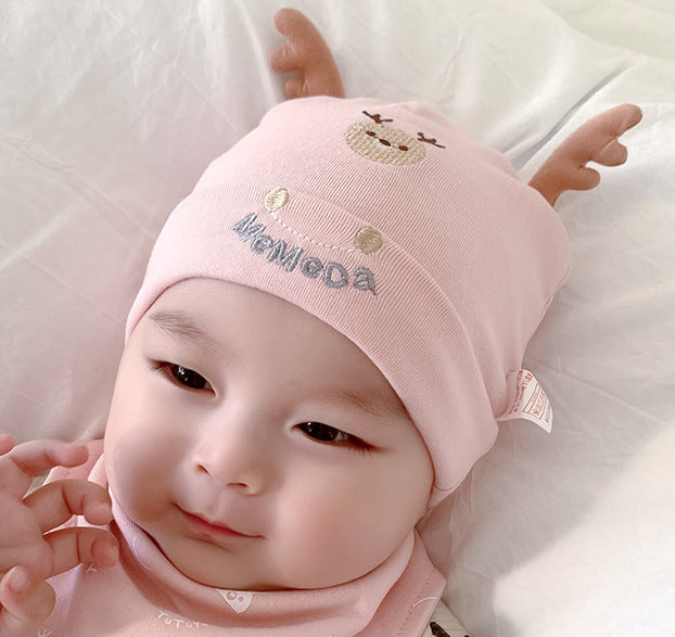 Baby Spring Hat – Soft Cotton Pullover Cap for Infants