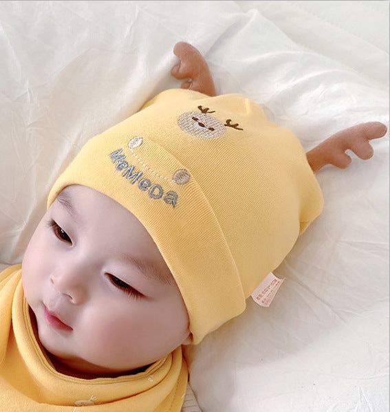 Baby Spring Hat – Soft Cotton Pullover Cap for Infants