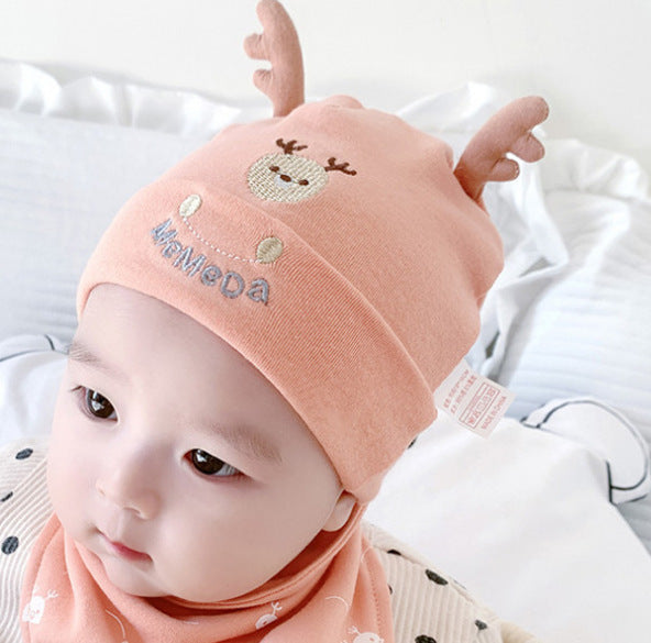 Baby Spring Hat – Soft Cotton Pullover Cap for Infants