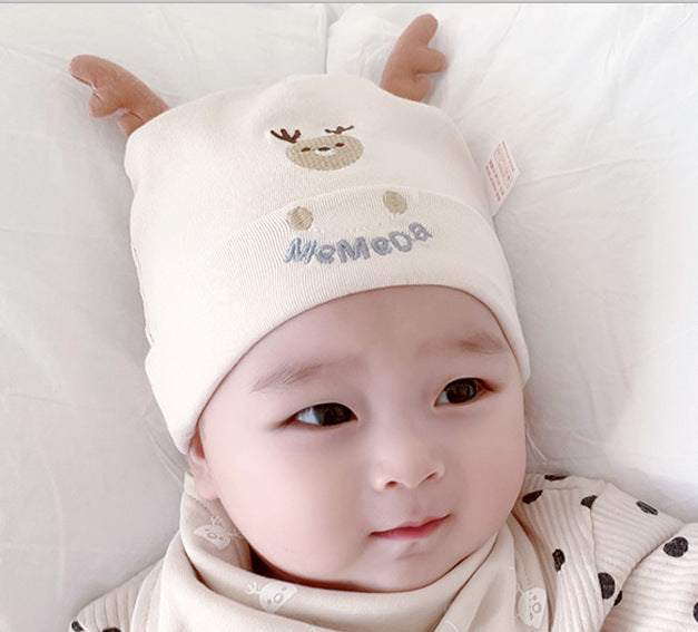 Baby Spring Hat – Soft Cotton Pullover Cap for Infants