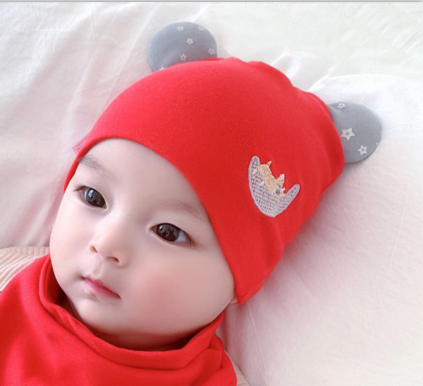 Baby Spring Hat – Soft Cotton Pullover Cap for Infants