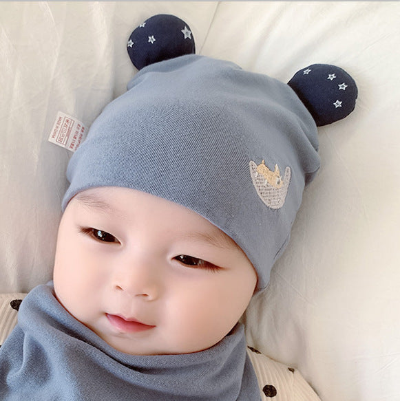 Baby Spring Hat – Soft Cotton Pullover Cap for Infants
