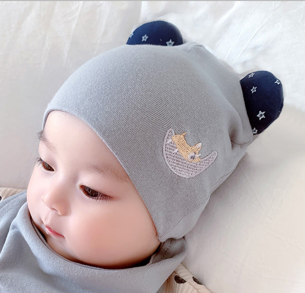 Baby Spring Hat – Soft Cotton Pullover Cap for Infants
