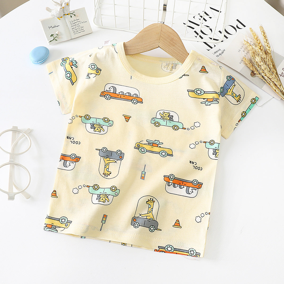 Soft Cotton Kids T-Shirt – Half Sleeve Summer Outfit