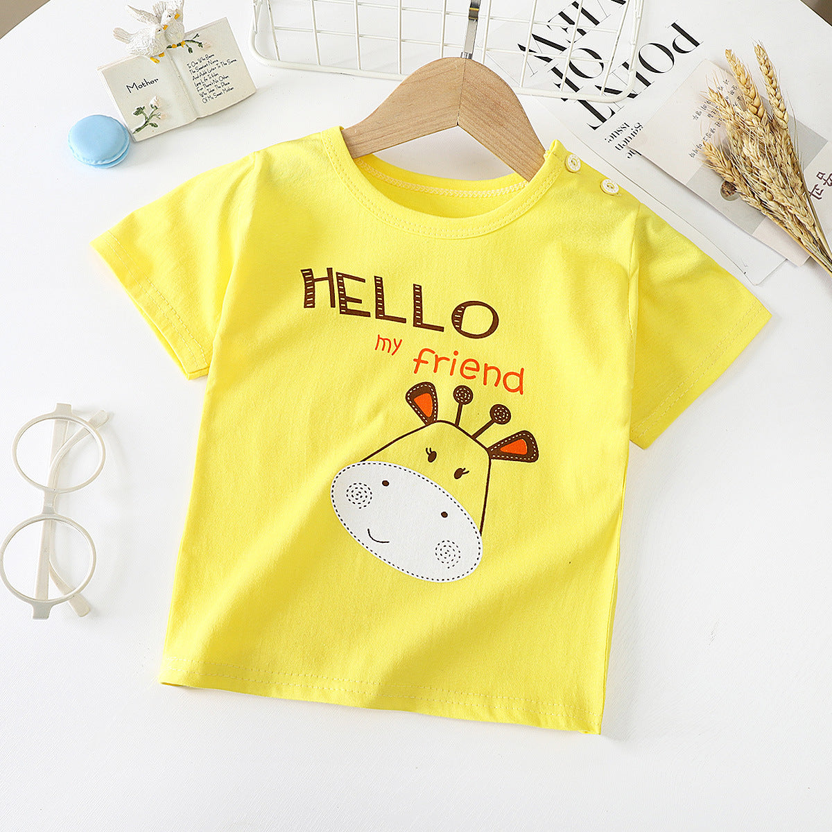 Soft Cotton Kids T-Shirt – Half Sleeve Summer Outfit