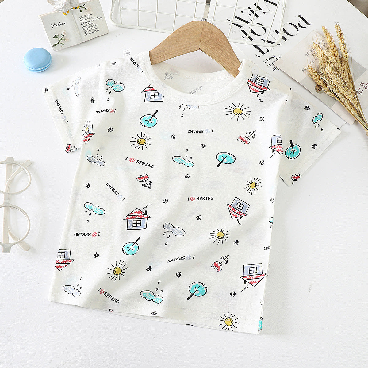 Soft Cotton Kids T-Shirt – Half Sleeve Summer Outfit