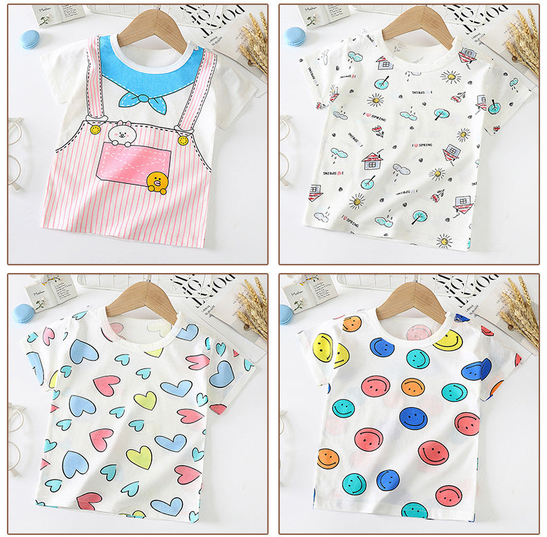 Soft Cotton Kids T-Shirt – Half Sleeve Summer Outfit
