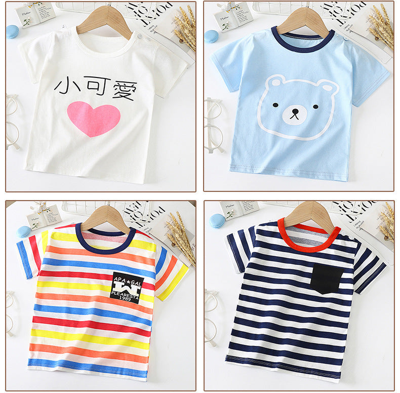 Soft Cotton Kids T-Shirt – Half Sleeve Summer Outfit