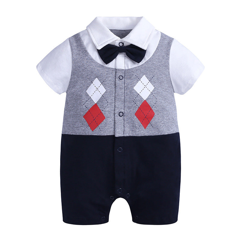 Baby Gentleman Romper – Formal Infant Onesie for Parties