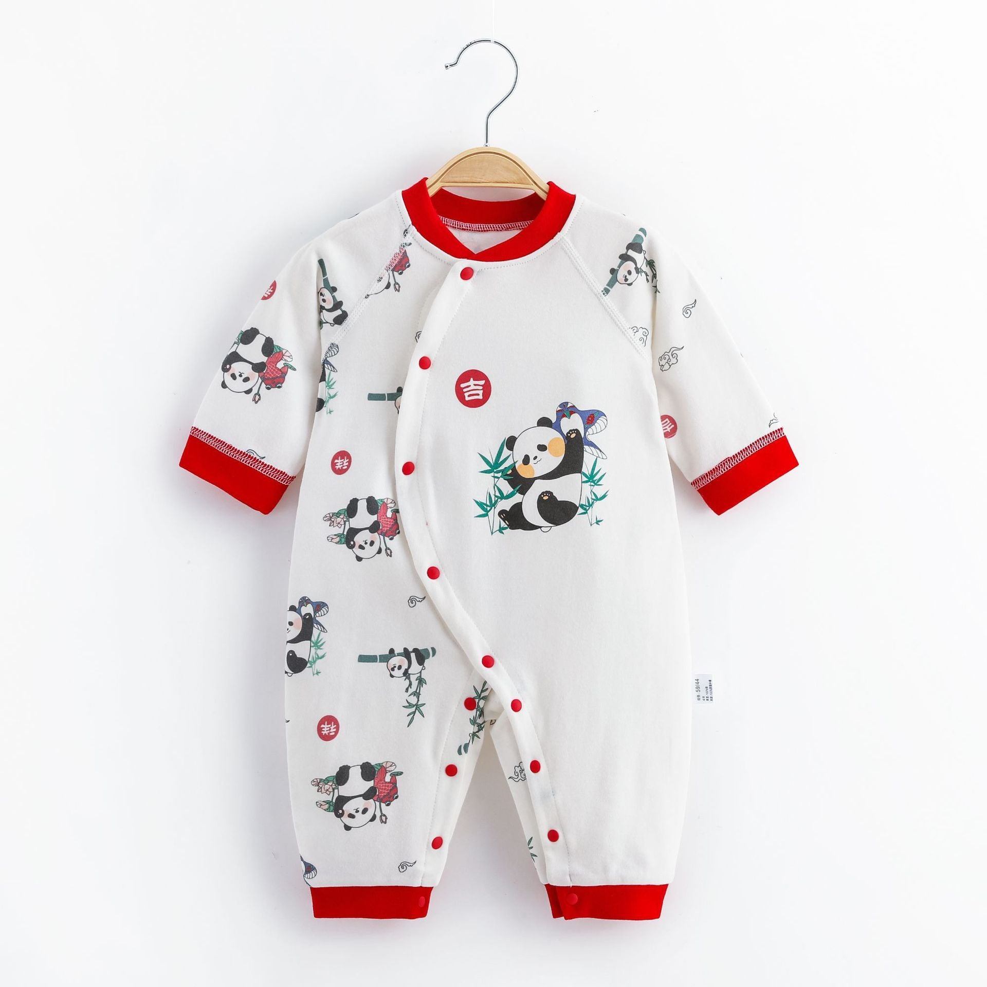 Soft Cotton Baby Jumpsuit – Cute Printed Infant Outfit