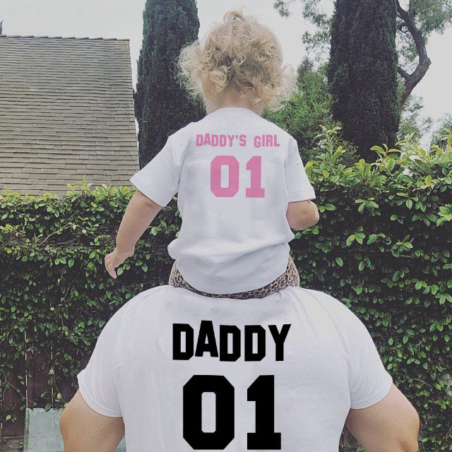 Parent-Child Matching Outfit – Stylish Pink Family Clothes Set