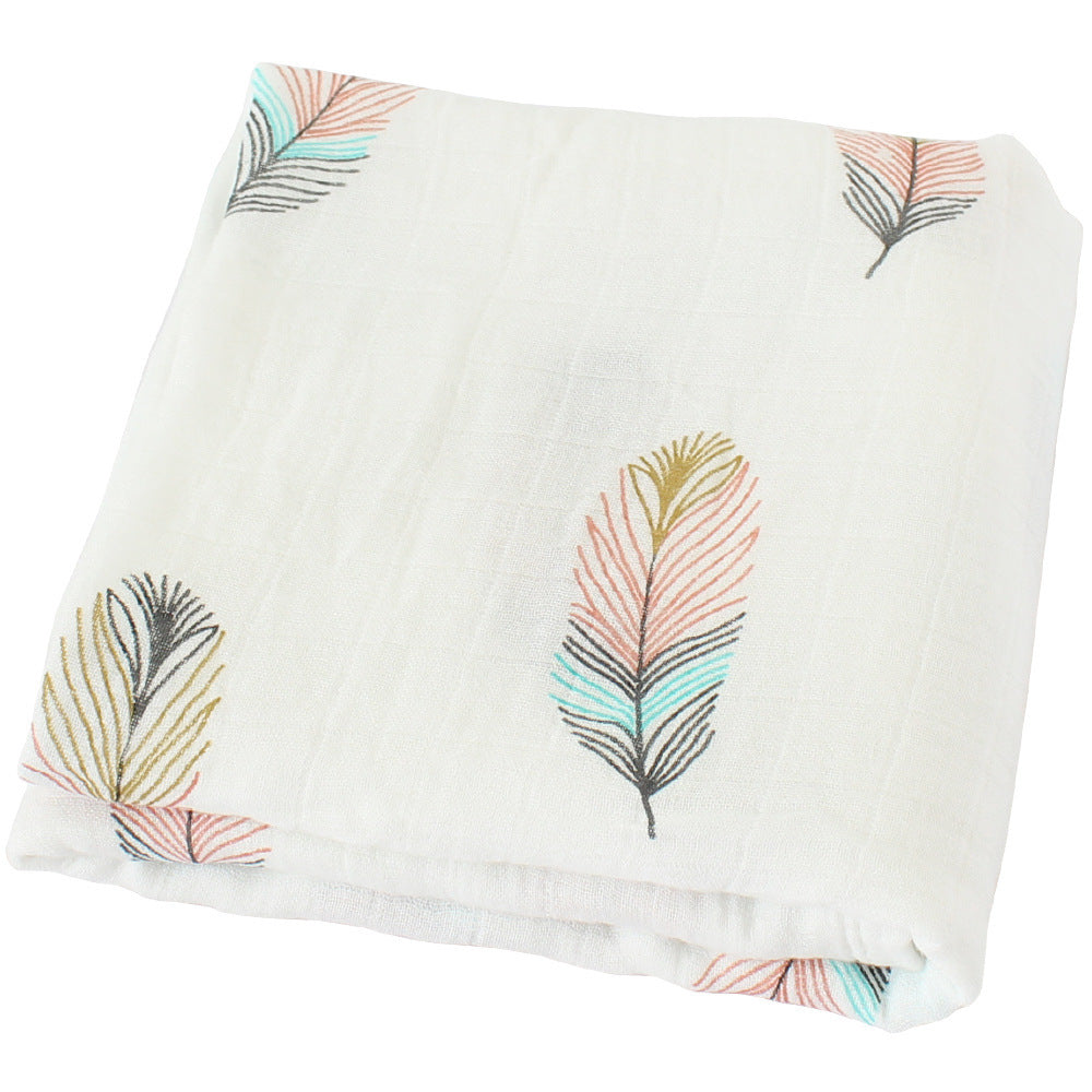 Organic Cotton Baby Swaddle Blanket – Soft Newborn Wrap Cloth