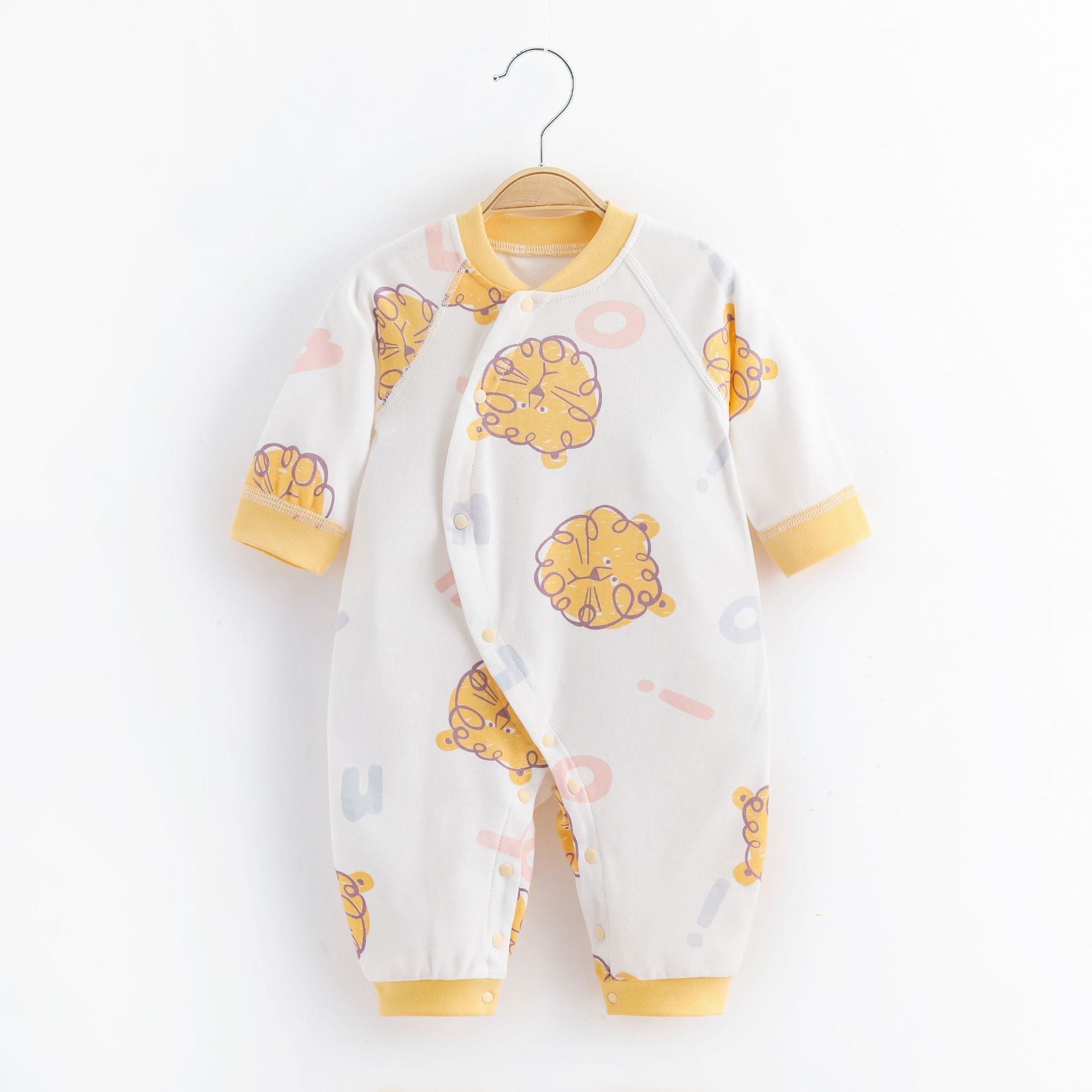 Soft Cotton Baby Jumpsuit – Cute Printed Infant Outfit