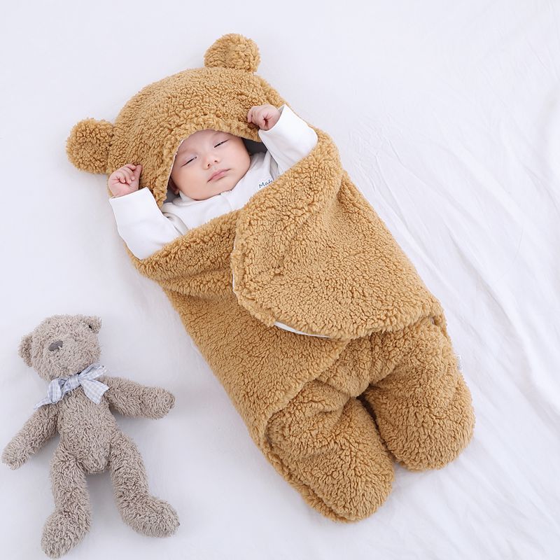 Newborn Sleep Sack – Soft Baby Winter Swaddle Sleeping Bag