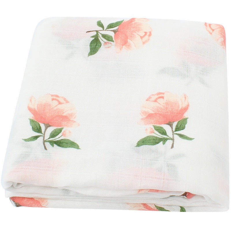 Organic Cotton Baby Swaddle Blanket – Soft Newborn Wrap Cloth