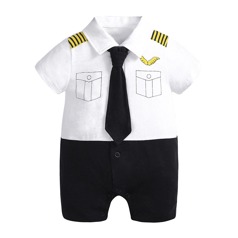 Baby Gentleman Romper – Formal Infant Onesie for Parties
