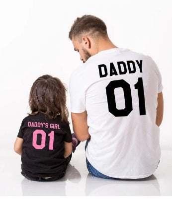 Parent-Child Matching Outfit – Stylish Pink Family Clothes Set