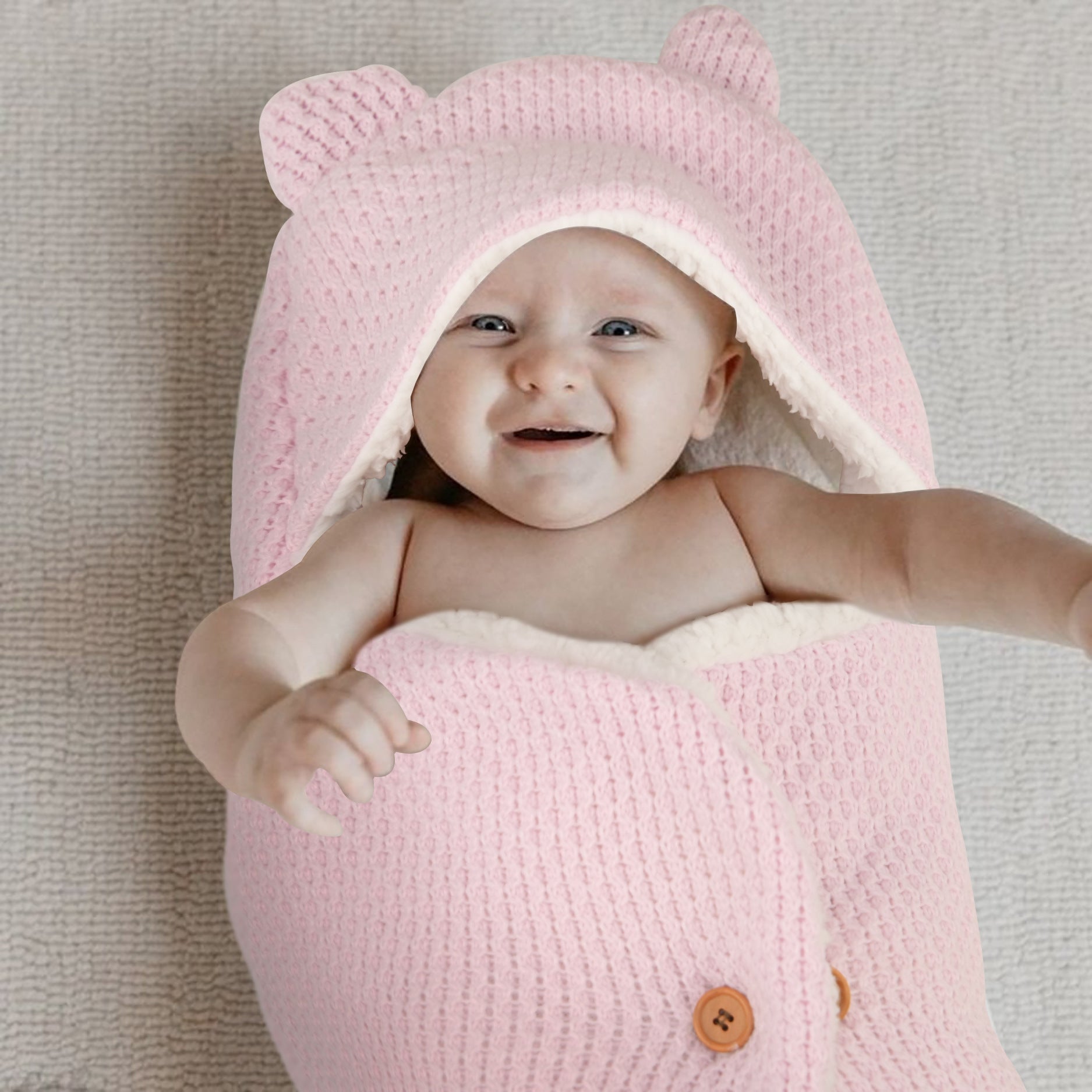 Warm Baby Sleeping Bag – Plush Comfort for Cold Nights