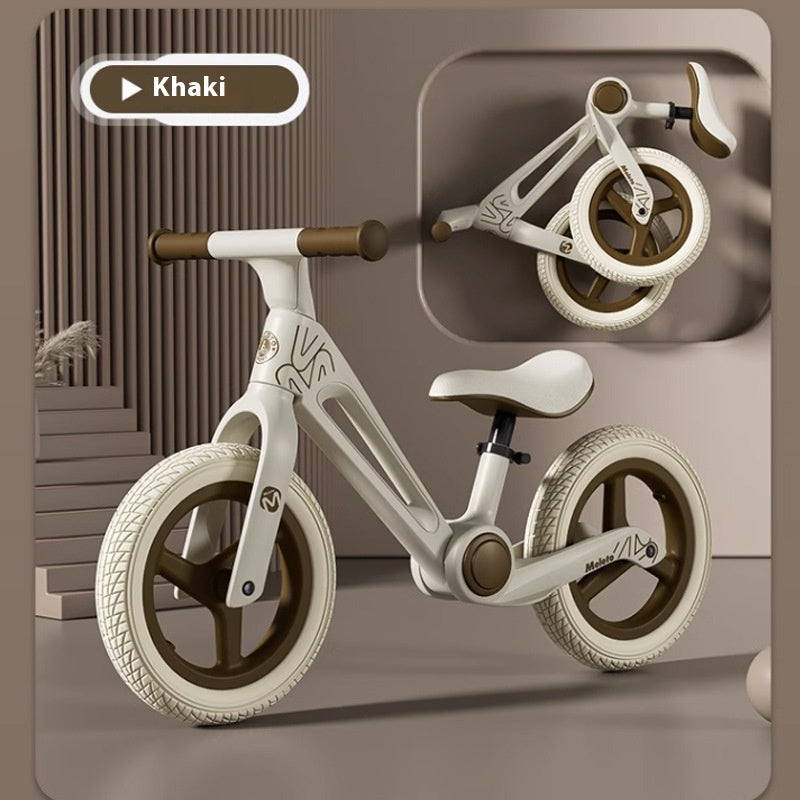 Kids Balance Bike – Safe Four-Wheel Pedal-Free Ride