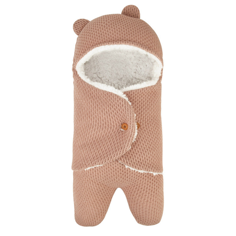 Warm Baby Sleeping Bag – Plush Comfort for Cold Nights