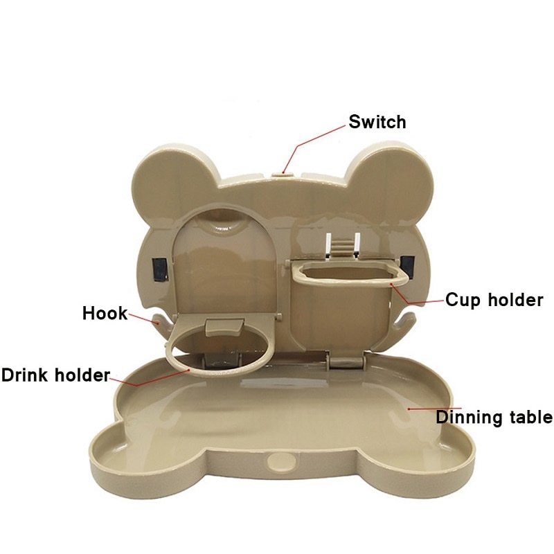 Children’s Travel Tray – Car Seat Organizer Table for Kids