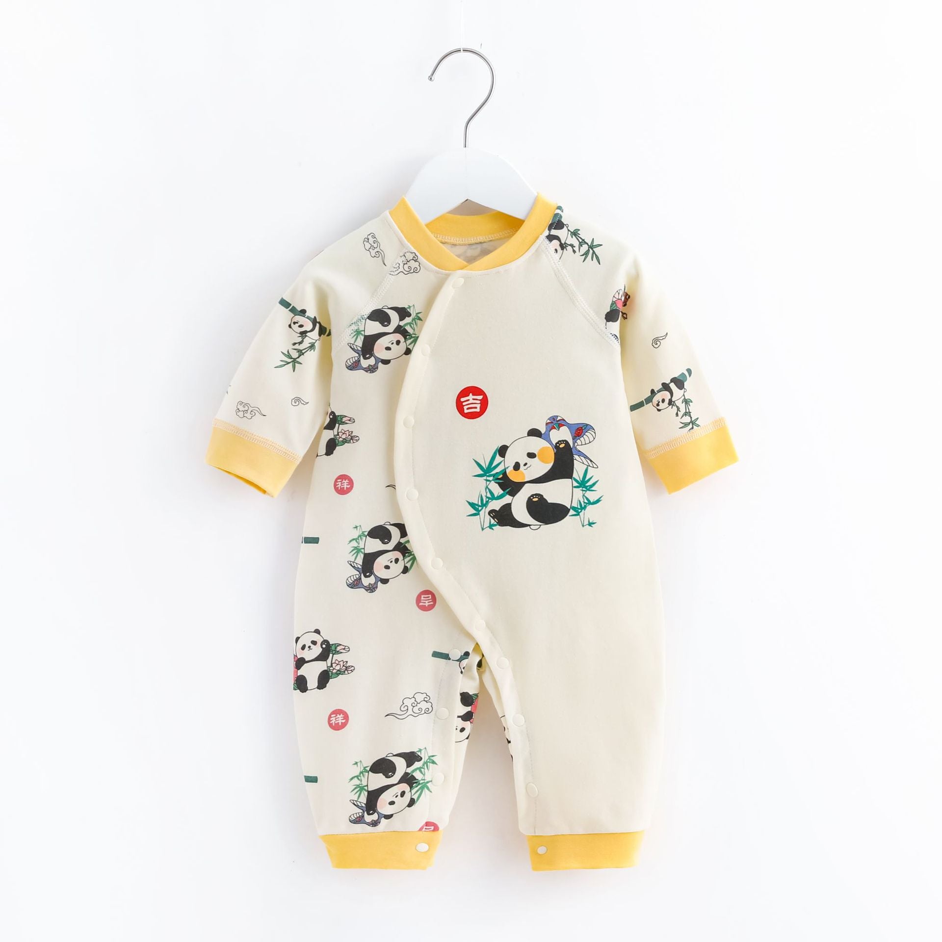 Soft Cotton Baby Jumpsuit – Cute Printed Infant Outfit