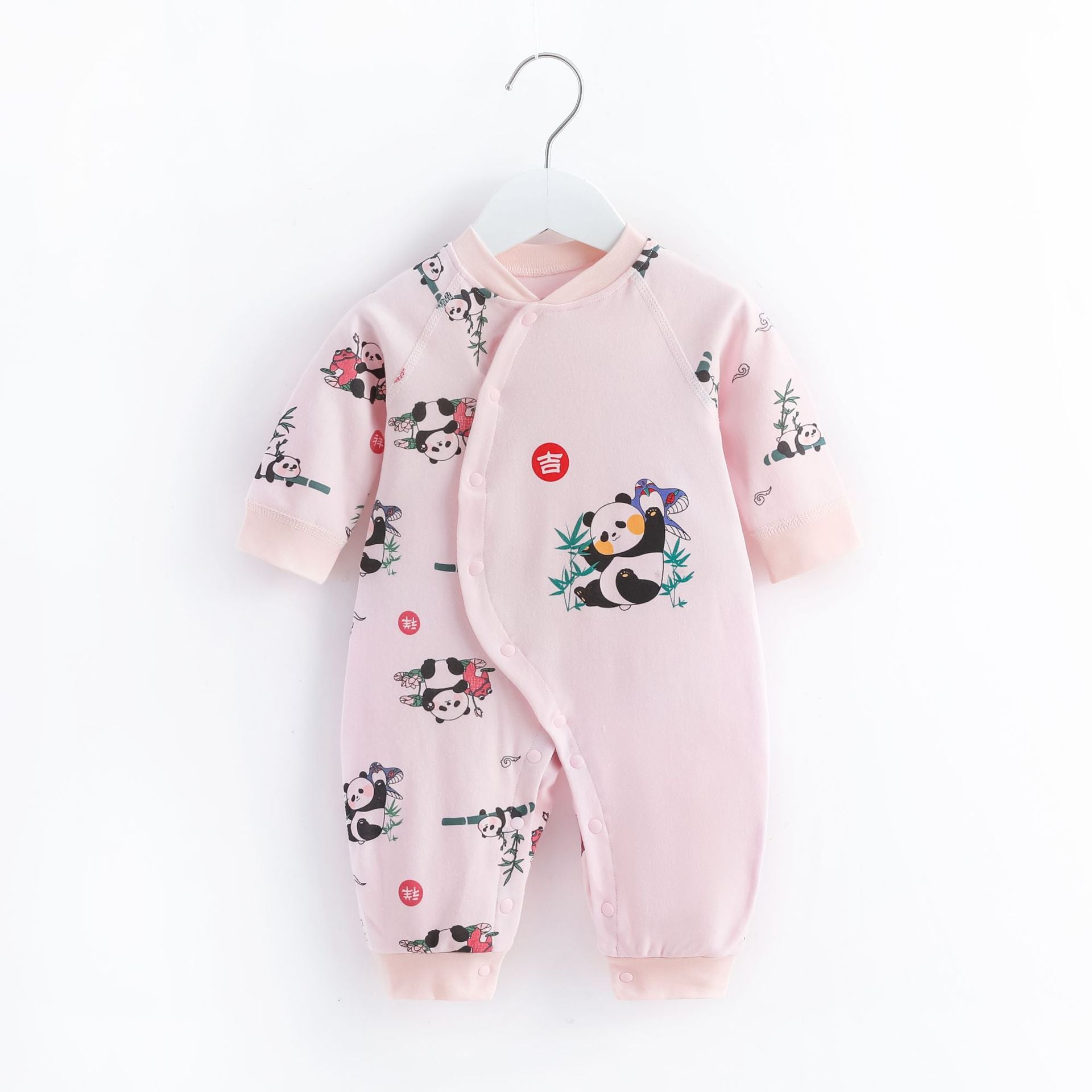 Soft Cotton Baby Jumpsuit – Cute Printed Infant Outfit