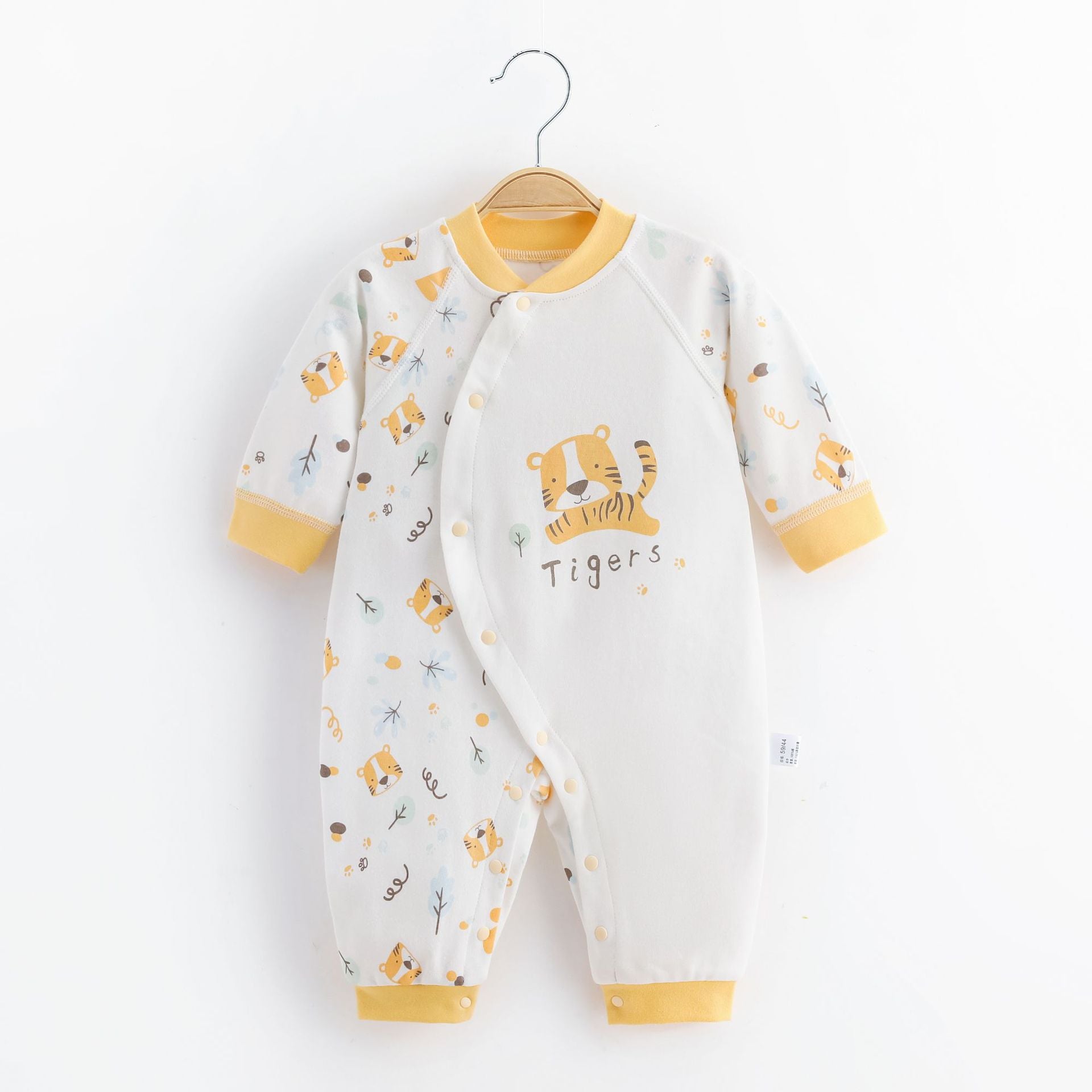 Soft Cotton Baby Jumpsuit – Cute Printed Infant Outfit