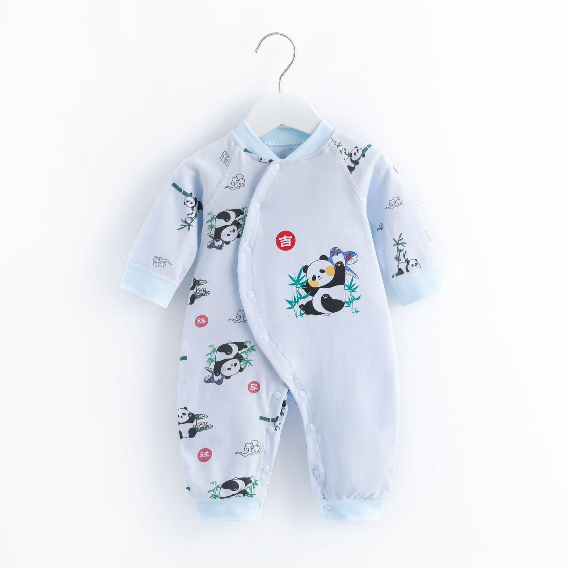 Soft Cotton Baby Jumpsuit – Cute Printed Infant Outfit