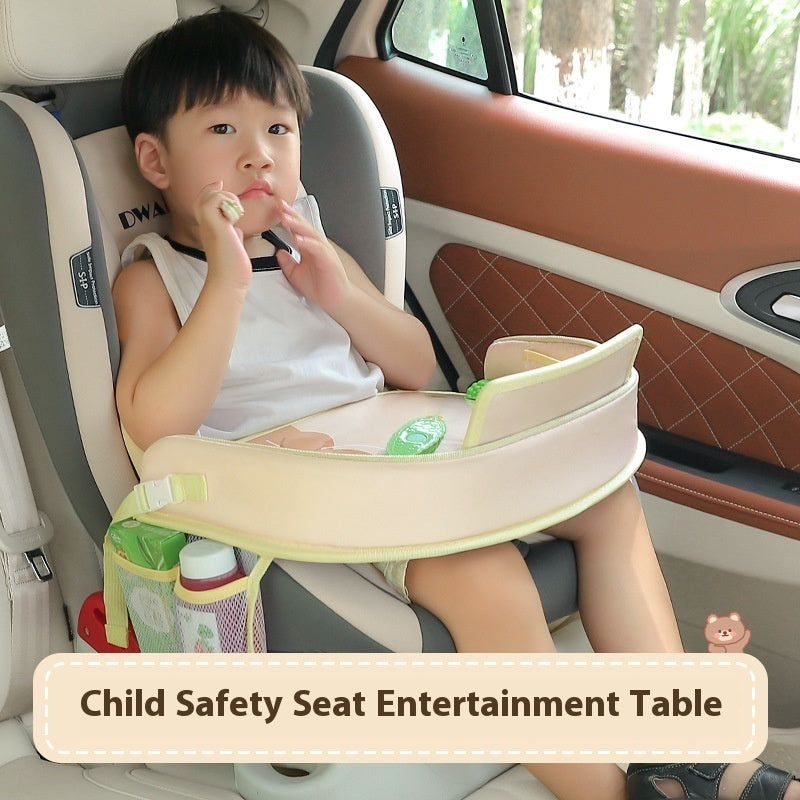 Children’s Travel Tray – Waterproof Car Seat Storage Organizer