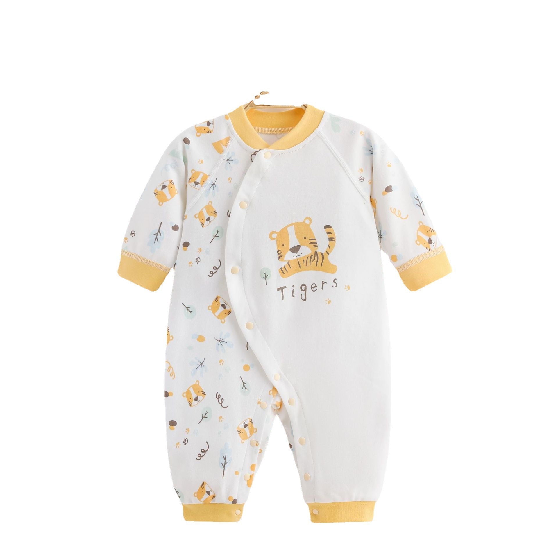 Soft Cotton Baby Jumpsuit – Cute Printed Infant Outfit