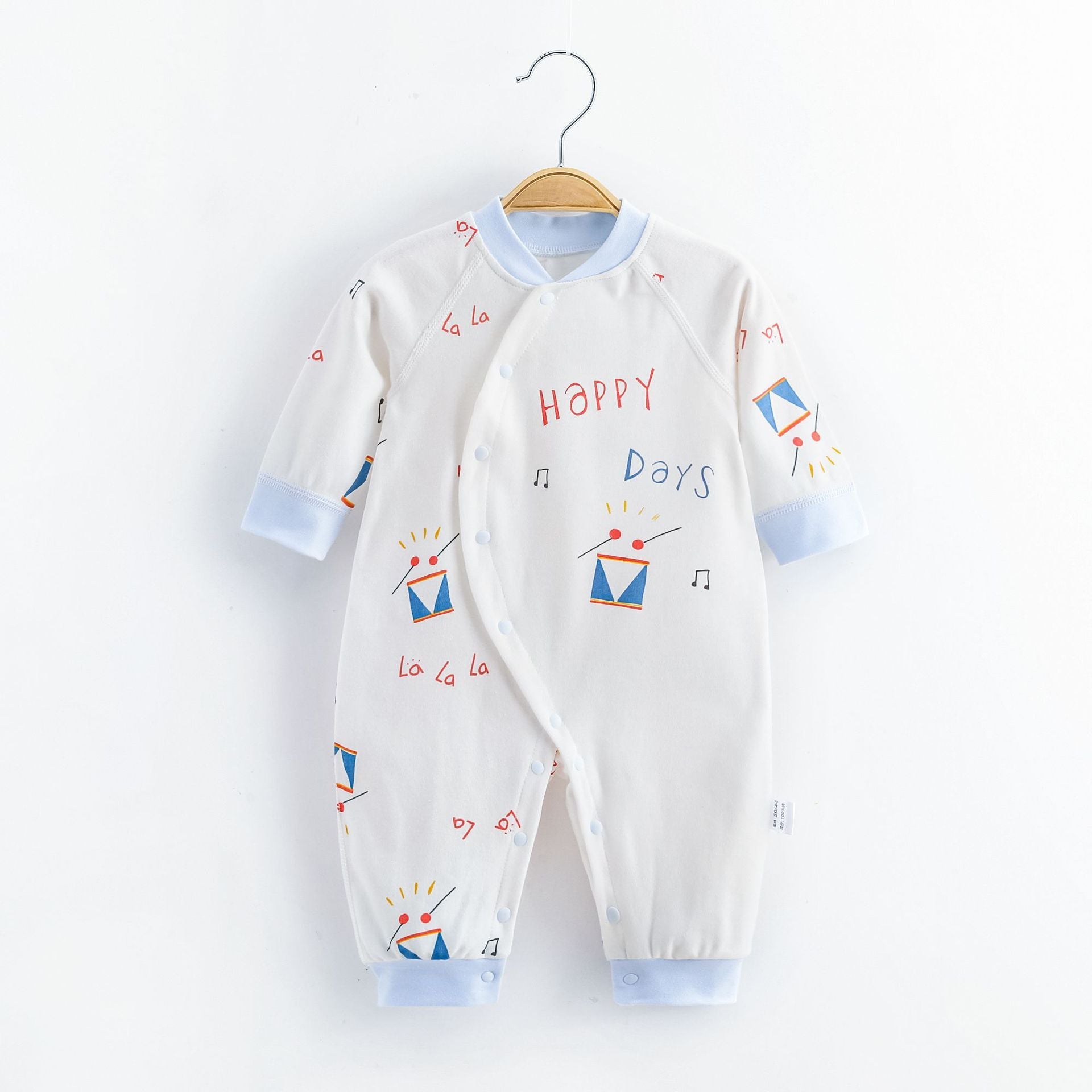 Soft Cotton Baby Jumpsuit – Cute Printed Infant Outfit