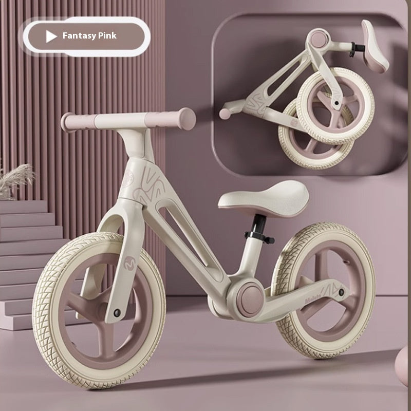 Kids Balance Bike – Safe Four-Wheel Pedal-Free Ride